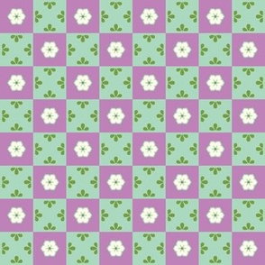 Checkerboard Leaf - Victorian Violet