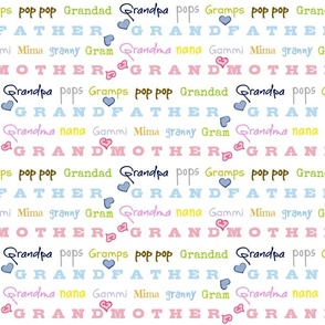 grandfather/mother - NTH SMALL  1289 color crush hearts