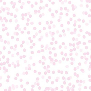 CONFETTI DOT in "PINKY" on WHITE