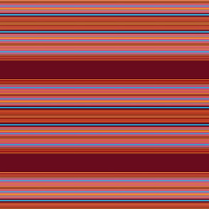 BOATS* Stripes with Deep Red Runway