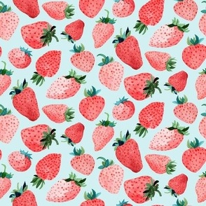 Blue Strawberries by Angel Gerardo