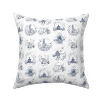 Monster toile - small scale (blue)