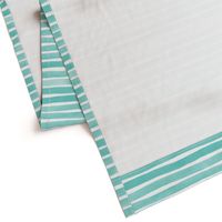 Watercolor Stripes M+M Aqua by Friztin