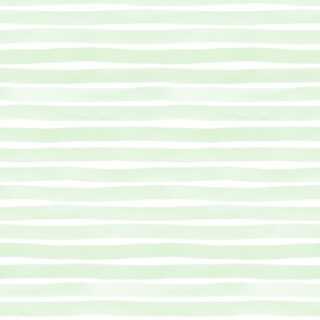Watercolor Stripes M+M Mint by Friztin