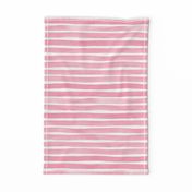 Watercolor Stripes M+M Bubblegum by Friztin