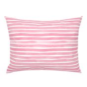 Watercolor Stripes M+M Bubblegum by Friztin