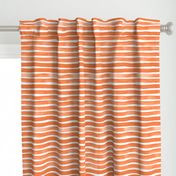 Watercolor Stripes M+M Tangerine by Friztin