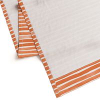 Watercolor Stripes M+M Tangerine by Friztin