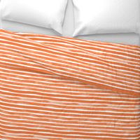 Watercolor Stripes M+M Tangerine by Friztin