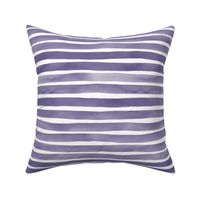 Watercolor Stripes M+M Royal Purple by Friztin