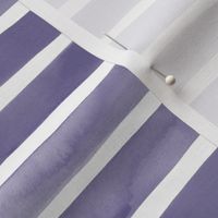 Watercolor Stripes M+M Royal Purple by Friztin