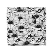 Black and White Dairy Floral