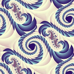 Blueberry Whipped Cream Swirls