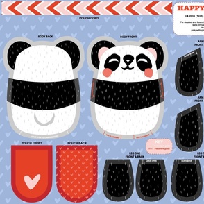 HAPPY PANDA - Cut & Sew