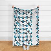 Trillian's Cheater Quilt - Blues