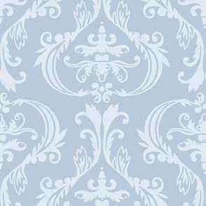 Damask in blues