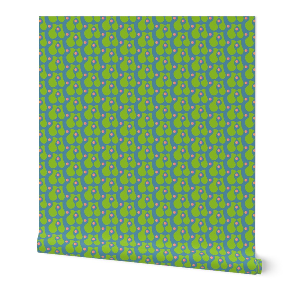 Abstract / pop art / lime green