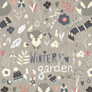 Winter garden pattern 002