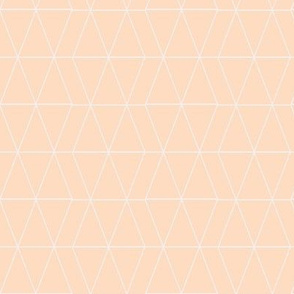 Geo Triangles- blush