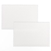 Pink Polka Dots on White Background