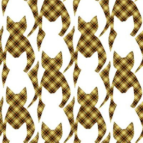 Plaid Cats and White