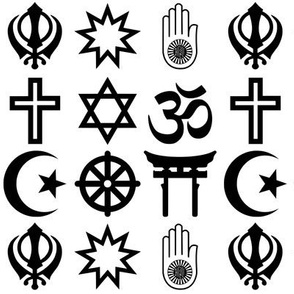 Religious Fabric  Christian Imagery & Spiritual Symbols