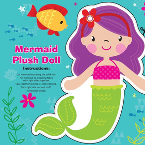 Mermaid Plush Doll Kit