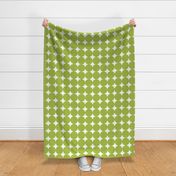 Huge Polka Dots - Green Grass by Friztin