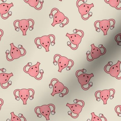 Happy Cute Uterus, Cream