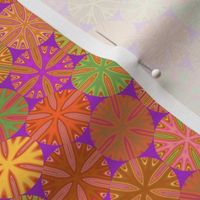 Citrus Slices Geometric in Purple small 