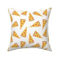 pizza // junk food kids white background pizza print cute pizza food 