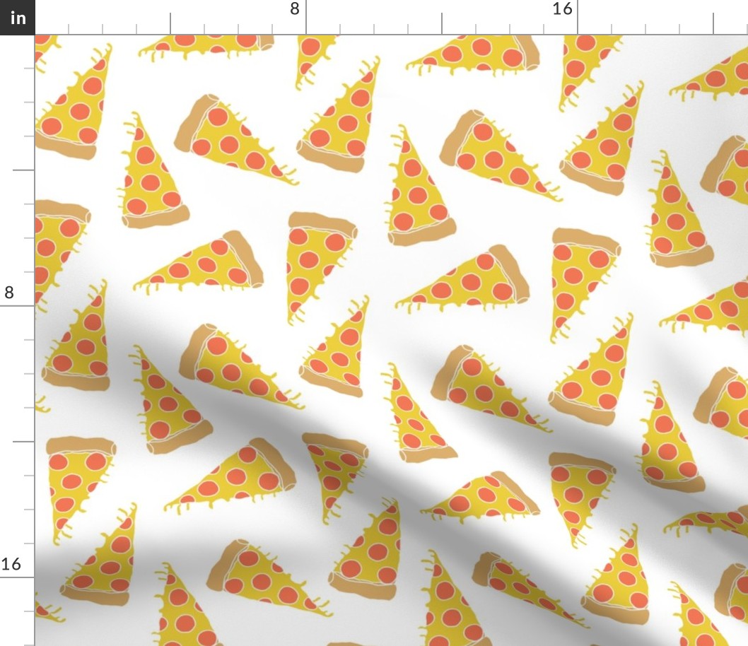 pizza // junk food kids white background pizza print cute pizza food 