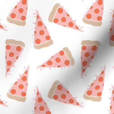 pizza // pink pizza pepperoni pizza junk food kids 