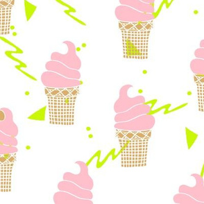 ice cream // ice cream cone mint purple pastel sweets summer cute pastel ice cream shop 