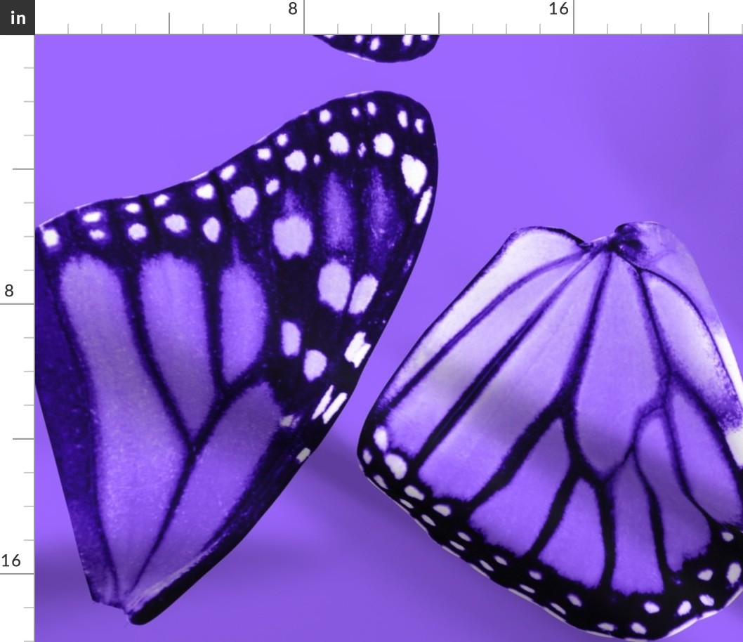 Medium Purple Monarch Butterfly Costume Wings