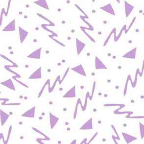 90s // purple pastel shapes triangles dots kids rad sweet pastel 