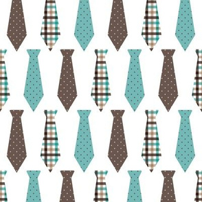 Neckties // Gulf Green & Brown