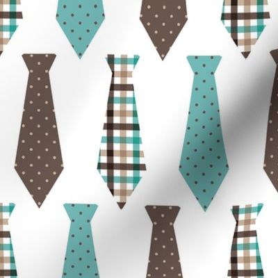 Neckties // Gulf Green & Brown