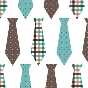 Neckties // Gulf Green & Brown