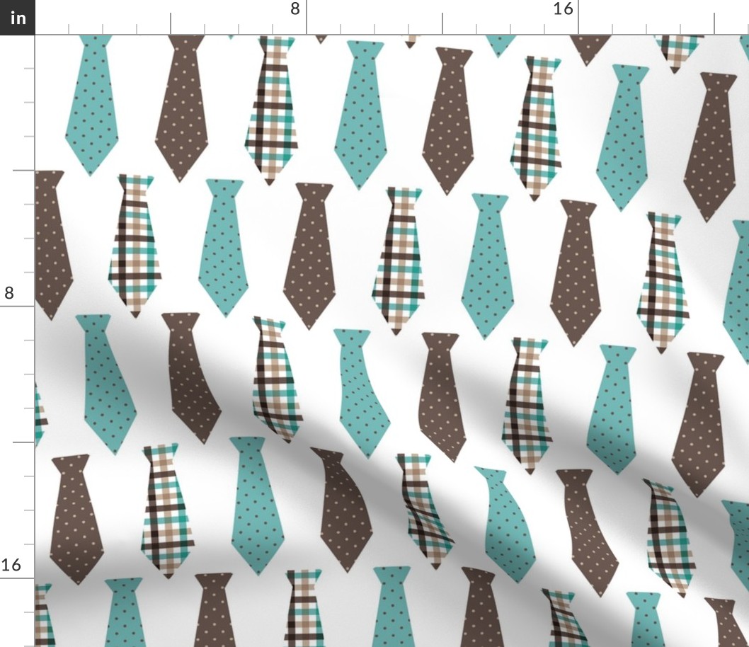 Neckties // Gulf Green & Brown