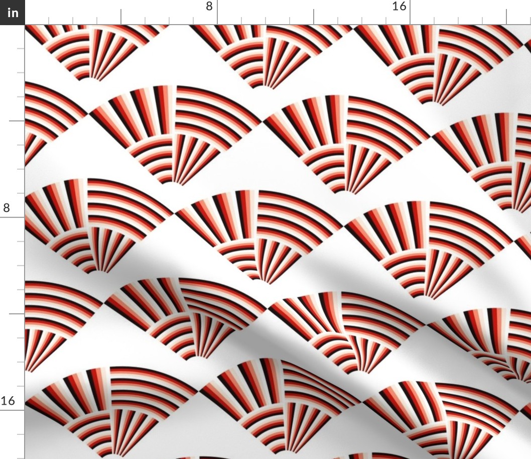 Woven Striped Fans