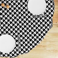Black and White Weimaraners on Checkerboard