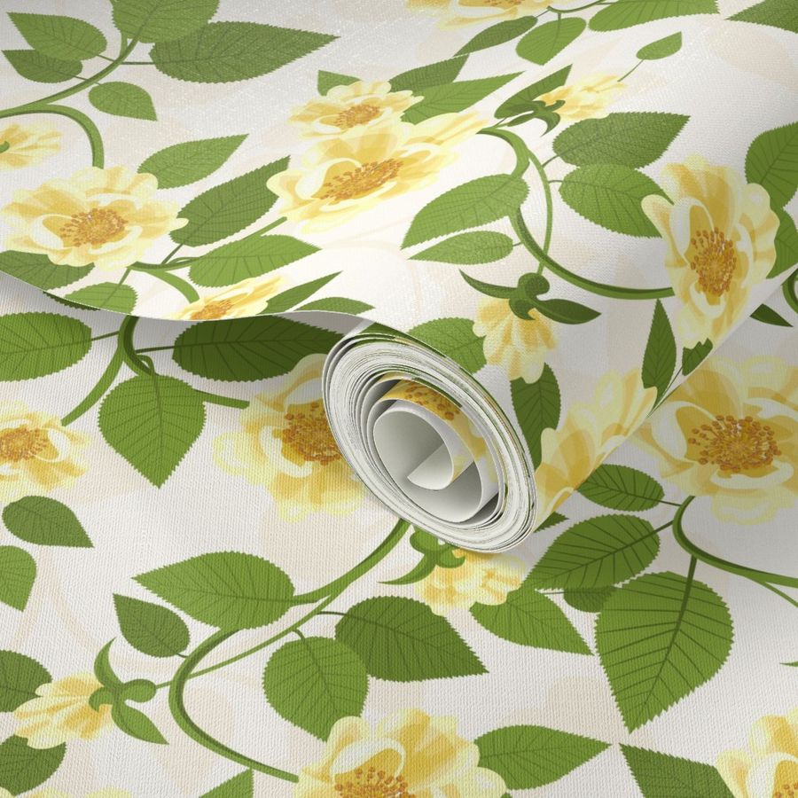 Yellow Roses Pattern