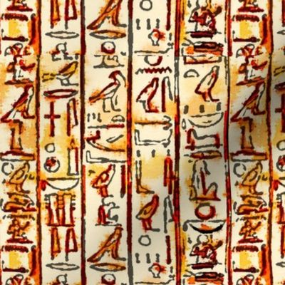 Ancient Egyptian Hieroglyphic Art  