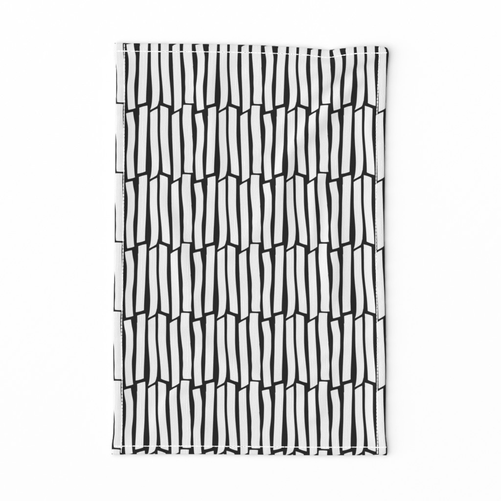 white on black cracked stripes | pencilmeinstationery.com