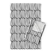 white on black cracked stripes | pencilmeinstationery.com