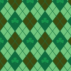 Irish Argyle (Chocolate)