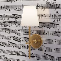 Black and white Music Notes  - LARGE