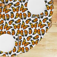 Monarch Butterfly Watercolor Pattern