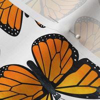 Monarch Butterfly Watercolor Pattern